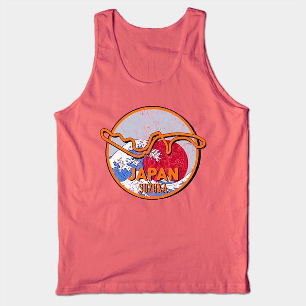 Japan Suzuka Track Tank Top by Worldengine